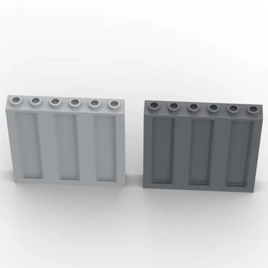 

MOC, 1 шт., 23405, панель 1x6x5, строительные блоки с гофрированным профилем, доска, кирпичи, игрушка-головоломка, детские подарки на день рождения