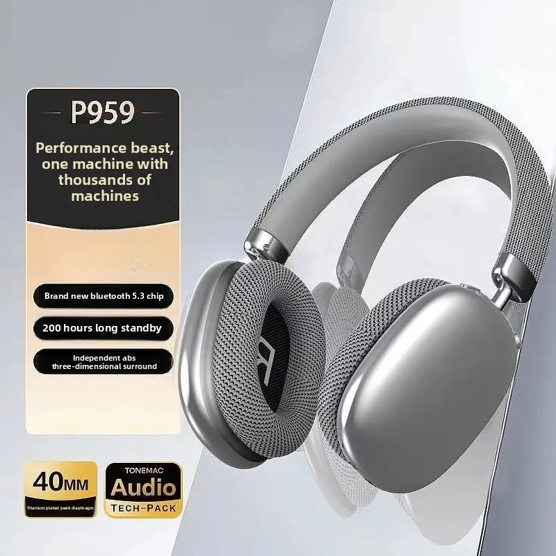 

P959 wireless headset Bluetooth all inclusive ear knob key Long endurance gaming phone headset