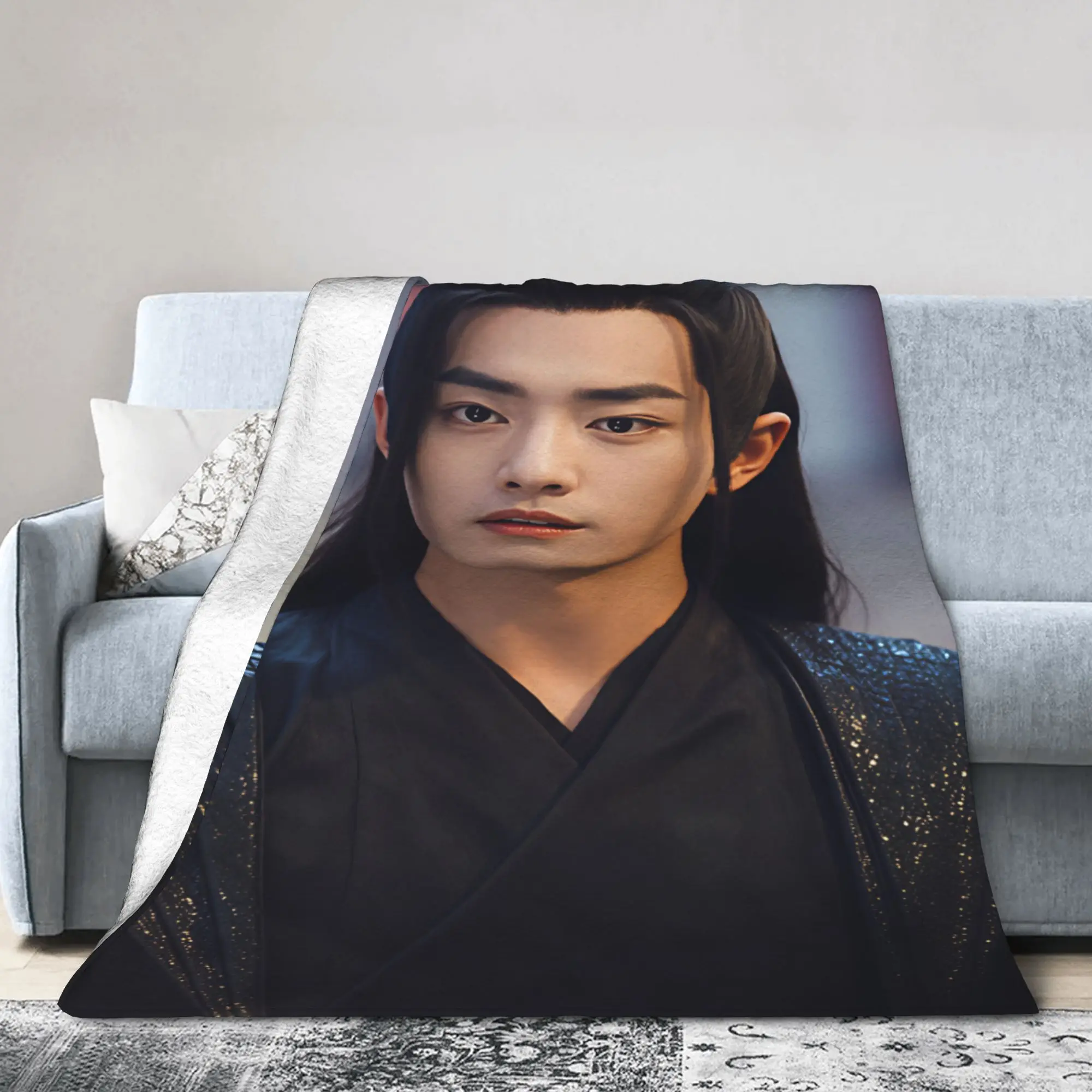 WangXian Bunny Mo Dao Zu Shi The Untamed Blanket Quality Soft Warm Throw Blanket Winter Airplane Travel Couch Chair Bedspread