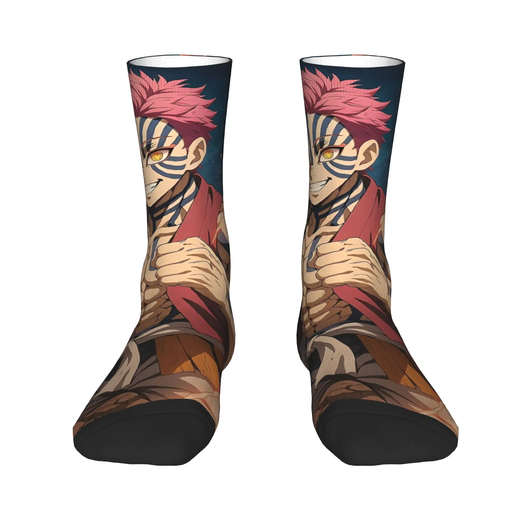 Upper Rank 3 Akaza  Stockings  Fashion Socks Adults Men Warm Soft Socks Winter Running Design Non-Slip Socks Gift