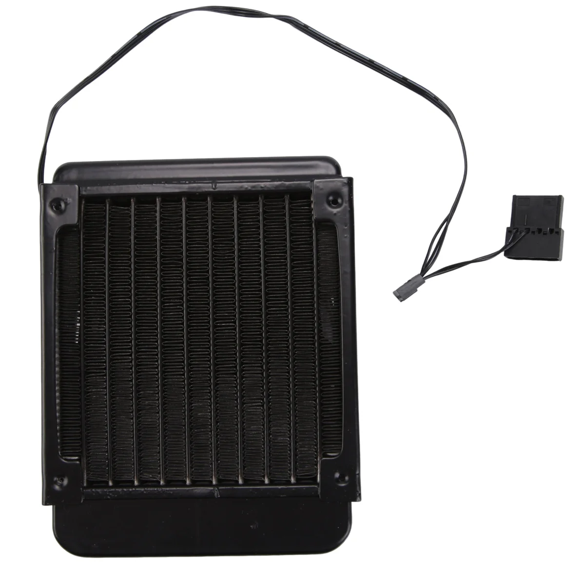 120mm 10 rur chłodzących wodę chłodnica procesora rzędowy wymiennik ciepła z wentylatorem do komputer stancjonarny układ chłodzenia wody LED