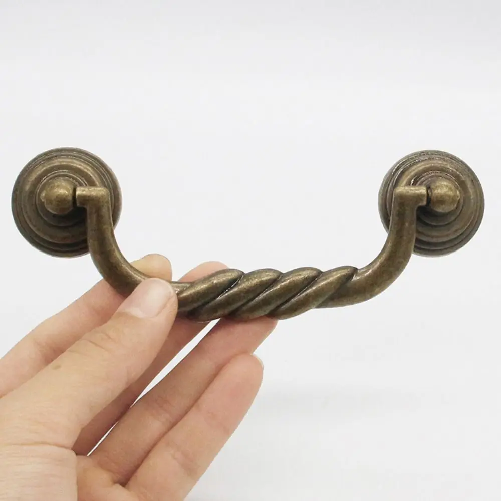Vintage Style Rust Resistant Drawer Pulls Easy Install Elegant Furniture Handles Durable Cabinet Knobs Dresser