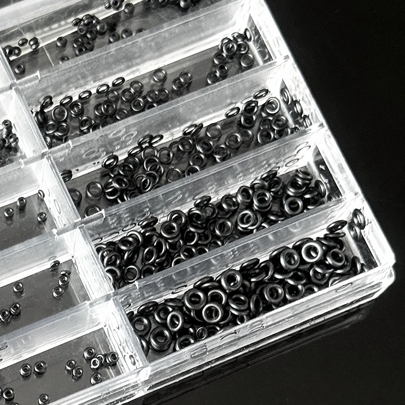 500 قطعة من المطاط الصغير على شكل حرف O طوقا الختم غسالة ساعة تاج مقاوم للماء إصلاح الملحقات لأدوات الساعاتي