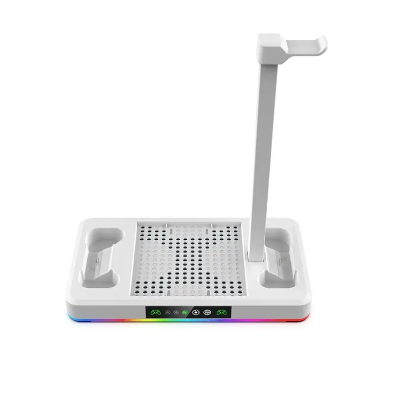 

A97I-Dual Charging Station Dock Controller Vertical Cooling Stand Cooling Fan Stand With RGB Light For Series X S B