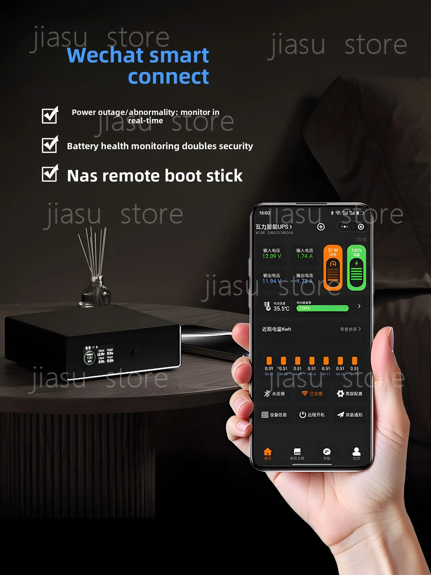 Wall-E Equation UPS 150W Uninterruptible Power Supply for NAS