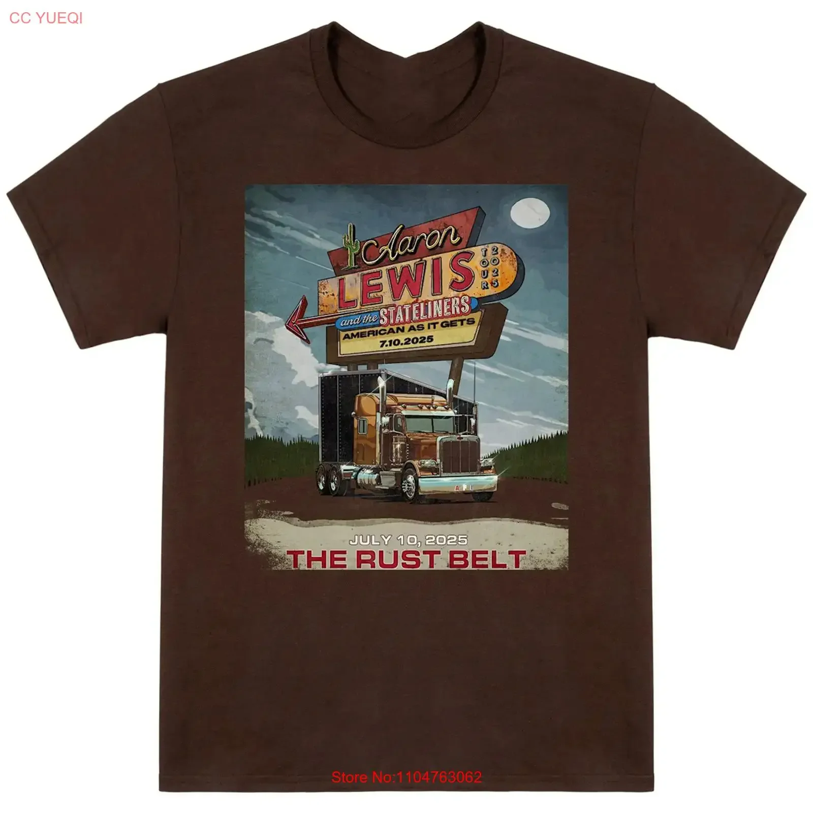 NEW Aaron Lewis Tour 2025 For Fans to 5XL T shirt BF213 vintage Washed homme Stylish Stretched Casual streetwear Slightly