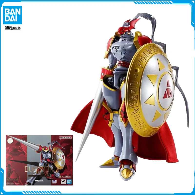 

In Stock Bandai S.H.Figuarts Digimon Tamers DUKEMON Original Anime Figure Model Toys for Boy Action Figures Collection Doll Pvc