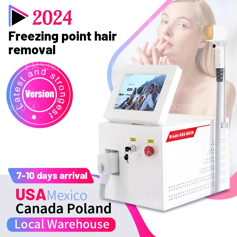 

CE Certified 808nm Diode Laser Hair Removal Beauty Machine 755/808/1064 Nm Three Wavelength Laser Hair Removal Machine