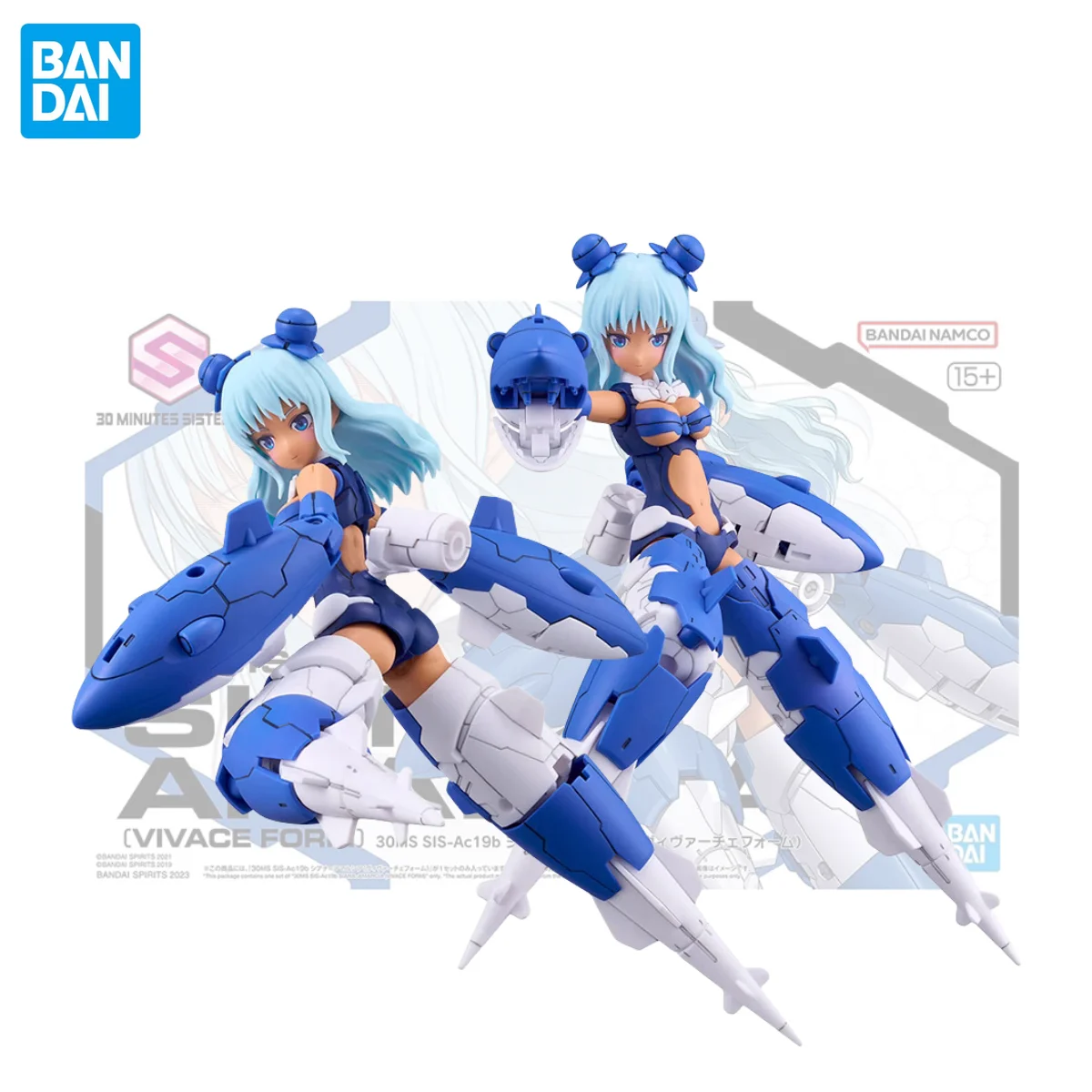 In Stock BANDAI Original Gundam 30MS 30 Minutes Sisters SIS-Ac19b Siana Amarcia Action Figure Assembly Model Toys Gifts for Kids