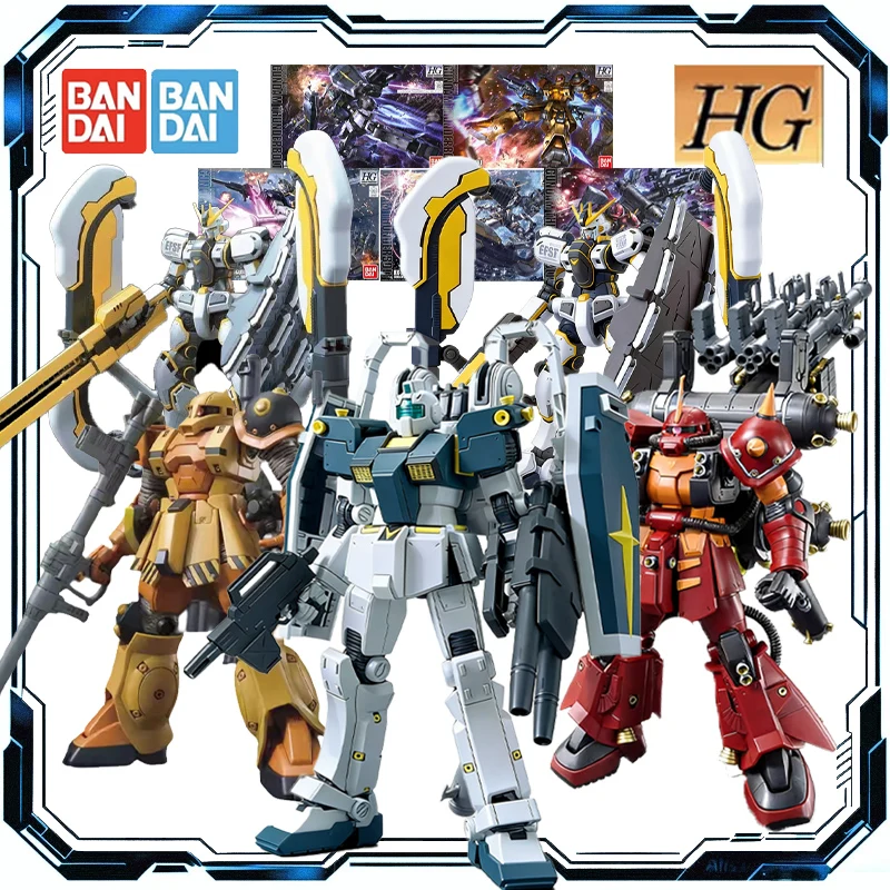 

Оригинальная сборная модель BANDAI HGGT 1/144 RX-78AL Atlas Zagu Jim Thunder Universe, фигурка-игрушка для мальчиков и девочек, подарок для детей