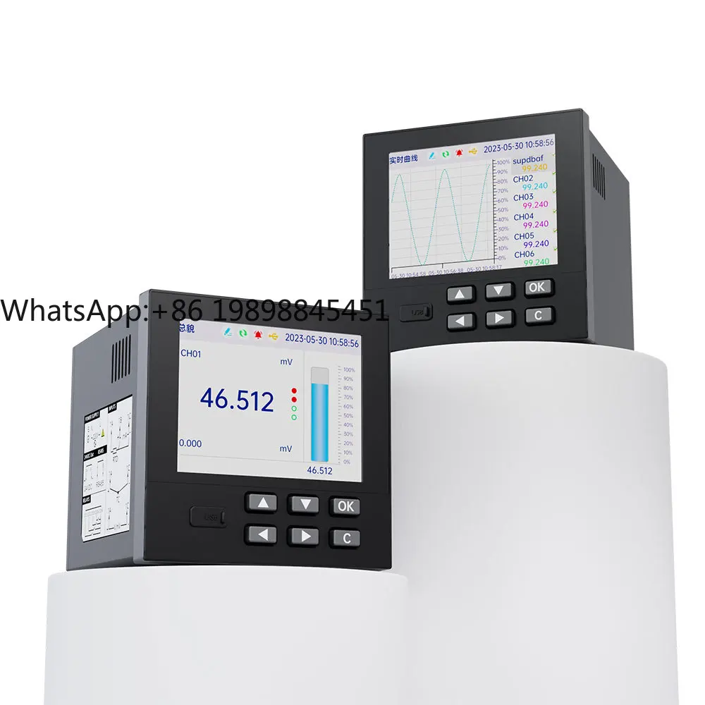 

Temperature and Humidity Data Logger for Agriculture Greenhouse Color Display Paperless Recorder