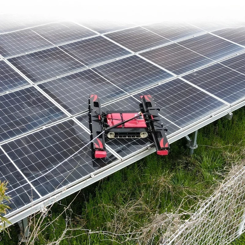 Factory Direct Sale Price Semi Automatic Solar Panel Cleaning Robot for Rooftop and Industrial Solar PV Panel Cleaning