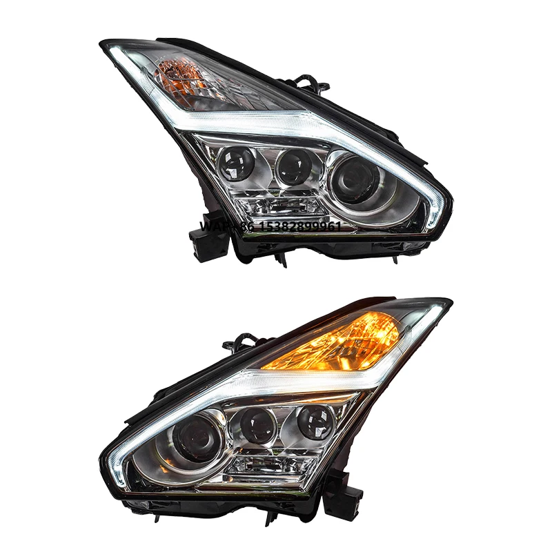 

YU GUANG for Nissan GTR R35 LED Headlamp DRL 2007-2022 Auto Part Front Lens Projectors 6000k New Condition Headlight Upgrade