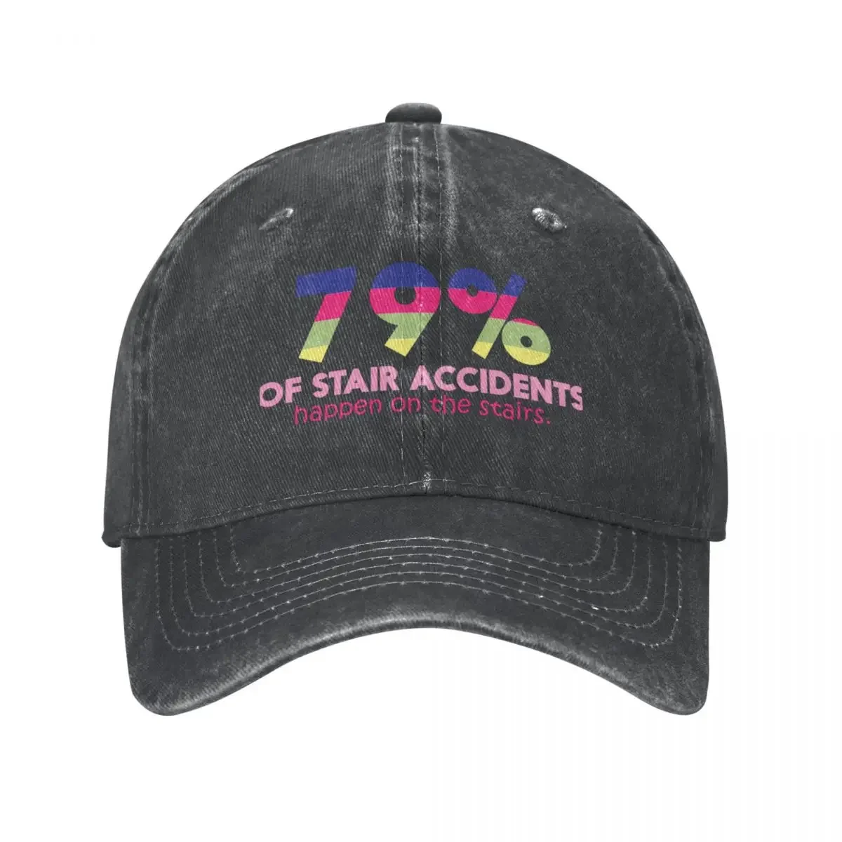 79% of stair accidents happen on the stairs Cap Cowboy Hat hip hop boy child hat Women's