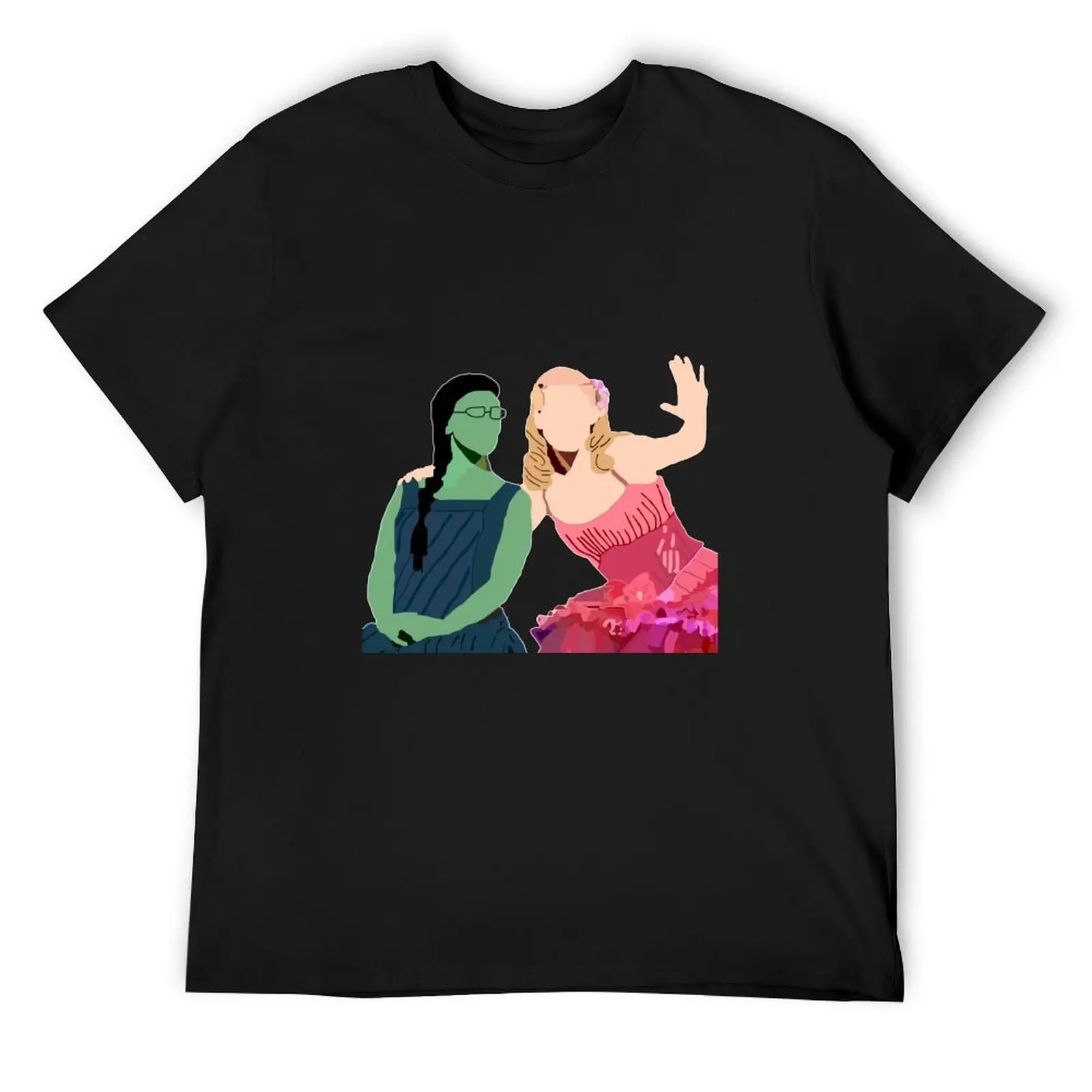 

Elphaba and Glinda Wicked T-Shirt shirts graphic tees T-shirts man mens vintage t shirts