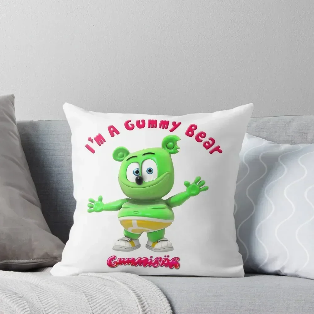 

I'm A Gummy Bear Throw Pillow Cushions For Children Cushion Cover Set Christmas Pillow Cases christmas pillowcases pillow