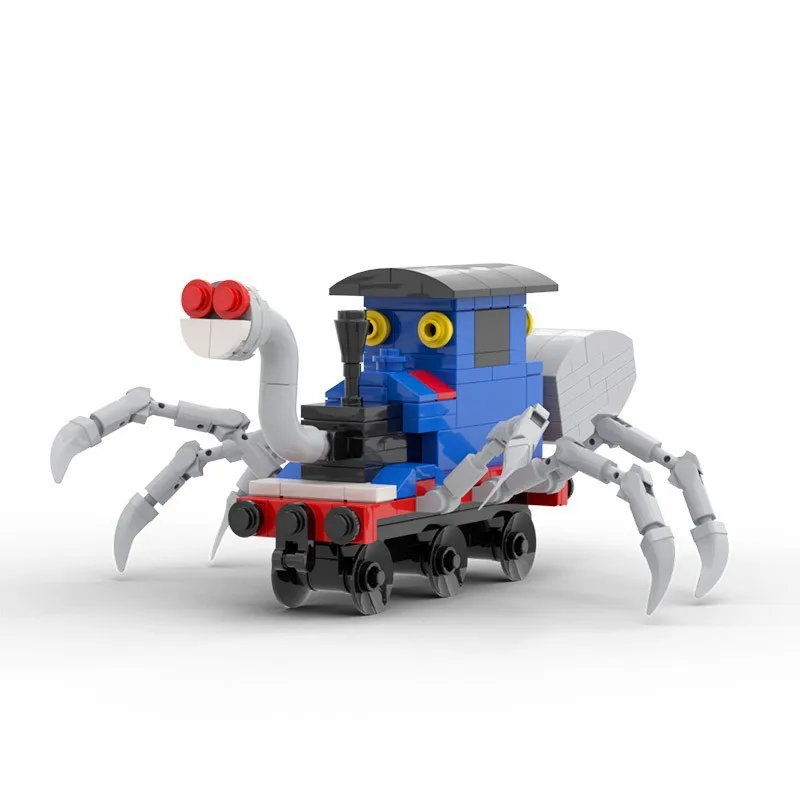 Horror gioco ChooChooed Charles Building Blocks Monster Spider Train Animal con Demonic MOC Model Brick Toy Kids Adult For Gift