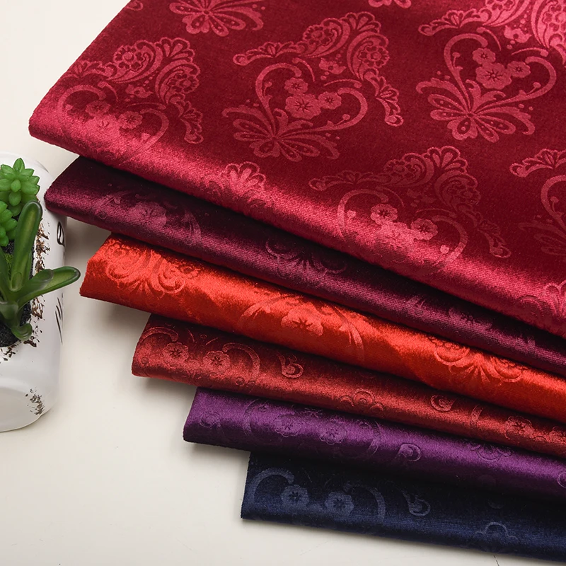 

Модная вельветовая ткань с тиснением, однотонная, продается на метры, для обивки диванов, шитья, роскошный велюр, комфортная, мягкая, немнущаяся