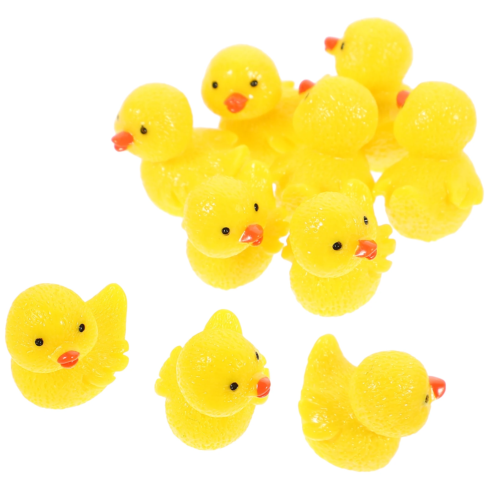 

10 Pcs Succulent Ornament Duck Figurine Decoration Mini Animals Figures Miniature Garden Decorations Figurines Statue