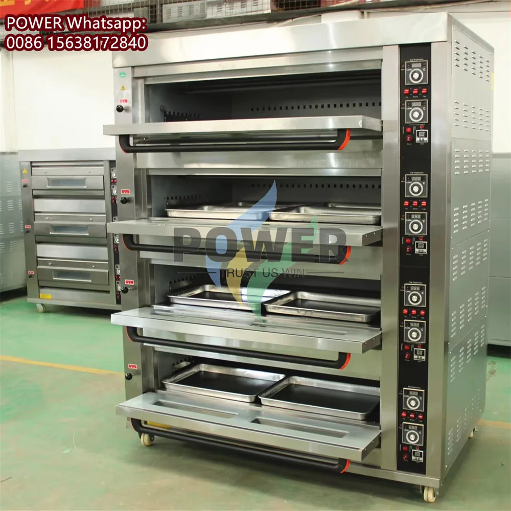 1/2/3/4 الطوابق مخبز فرن كهربائي آلة الخبز البيتزا كعكة الخبز الكرواسون الخبز مخبز فرن آلة للمنزل والتجاري