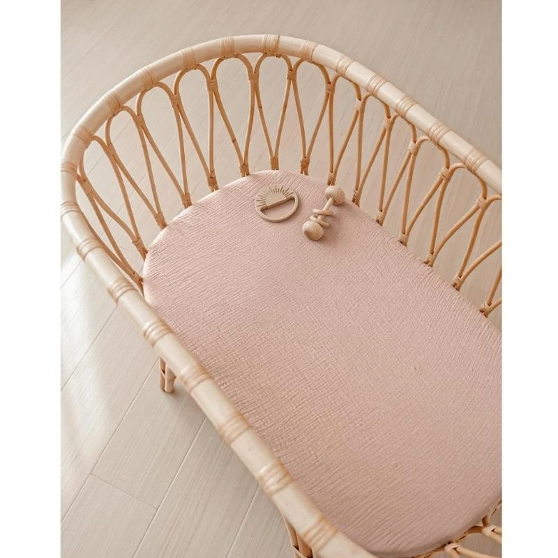 J15U ملاءة سرير لحديثي الولادة للرضع، مجموعة من قطعة واحدة/2 قطعة من ملاءة الأطفال المجهزة حافظة واقية للأكمام لسرير متعدد #2