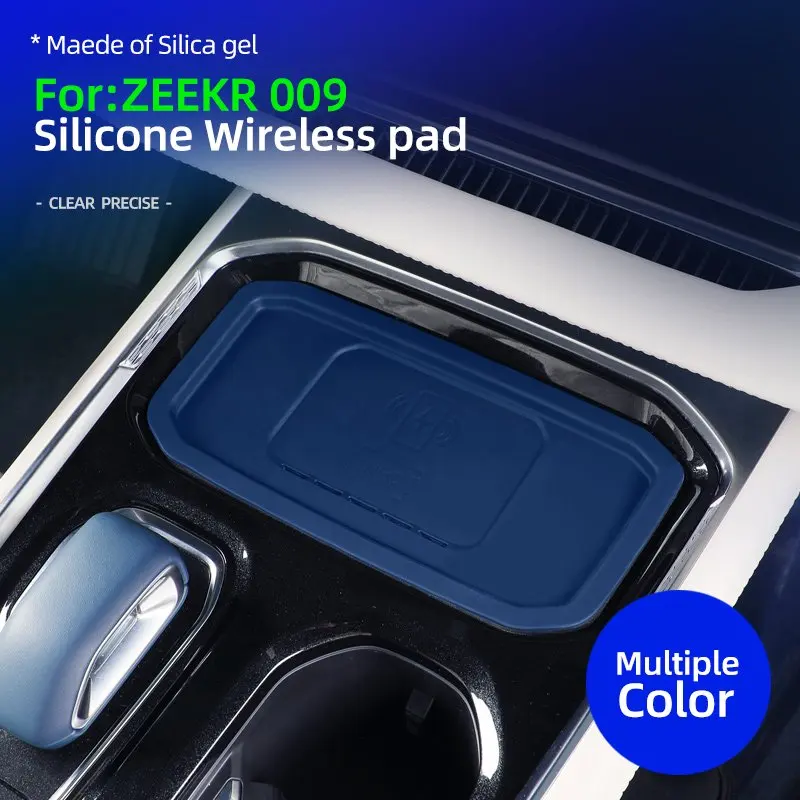 

For Jike 009 Central Control Wireless Charging Protection Pad Water Cup Cover Cup Mat Silicone Car Interior Decoration Products