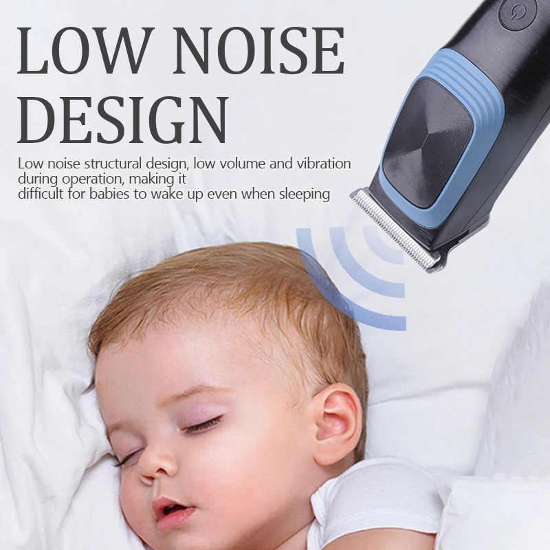 Kemei Cordless Hair Clippers para homens, aparador de barba recarregável, baixo ruído, corte de cabelo corporal, corte indolor, presente para pai e marido