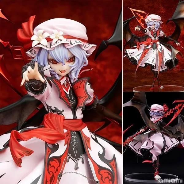 

2024 new 18cm Anime Touhou Project Remilia Scarlet PVC Action Figure Model Toys Collection Doll Gift black ver