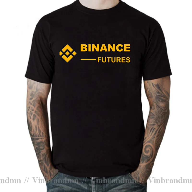 Binance Coin Cryptocurrency Miners TShirt For Men Binance BNB Futures Crypto Coin Soft Leisure Tees T Shirt Trendy Fluffy tshirt