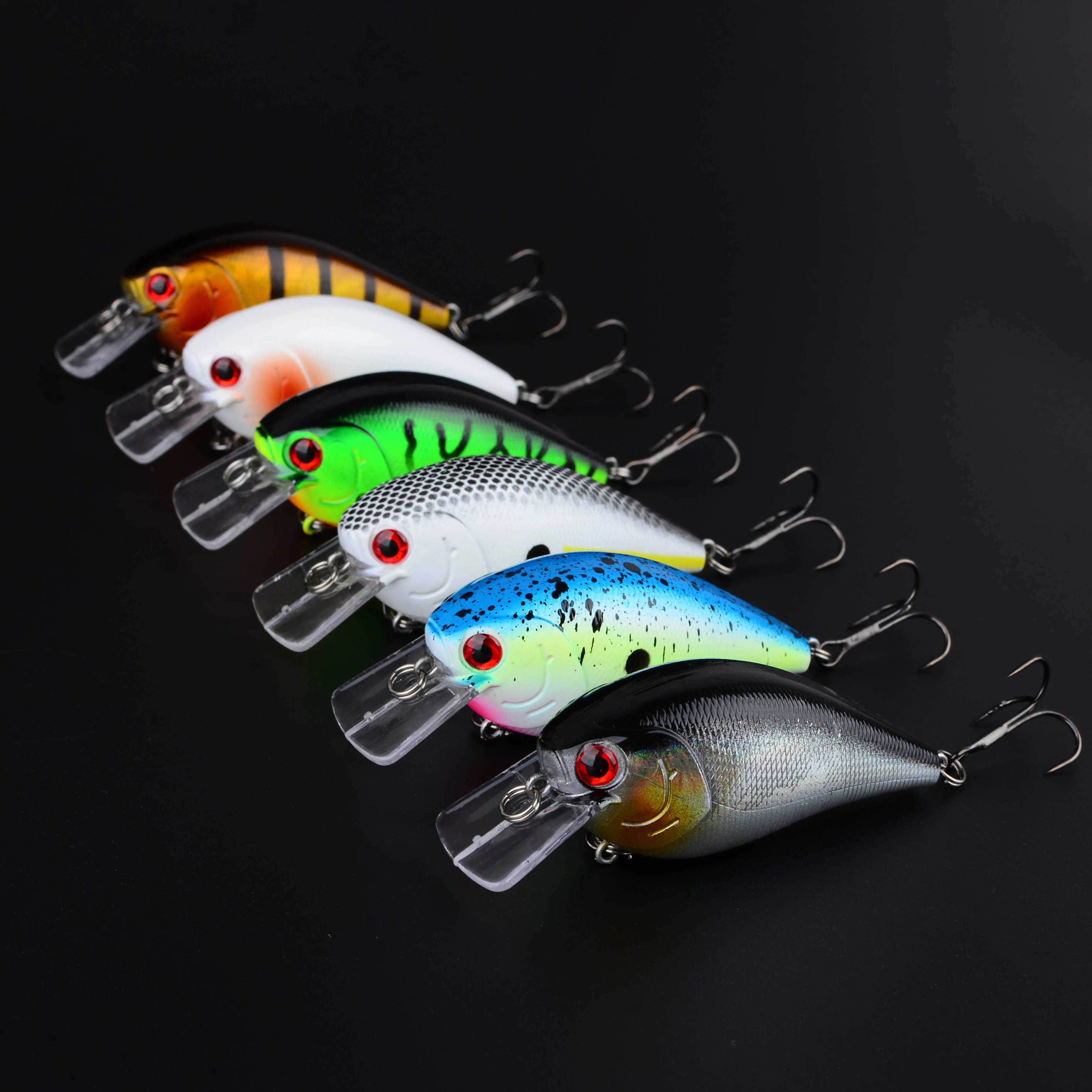 1pcs 8.5cm 15g Rattling Shallow Diving Crankbait Artificial Wobbler for Bass Pike Hard Bait Fishing Lure Tackle 6 Colors image 6