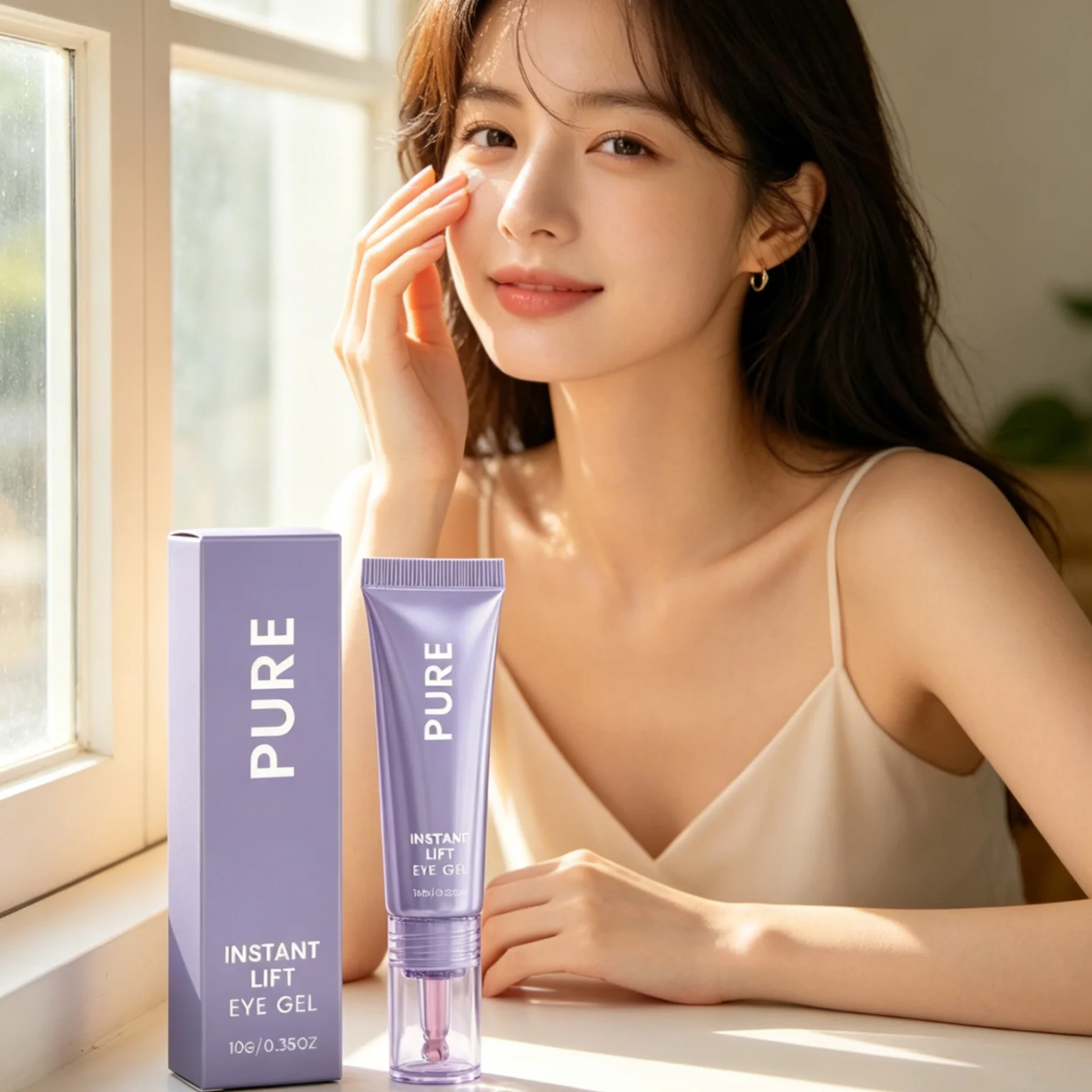 Instant Lift Eye Gel Long Lasting Hydration Anti Wrinkle Smoothes Fine Lines Evens Skin Tone Lightweight Mild Formula Eye Cream