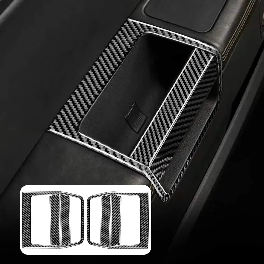 Carbon Fiber Car Door Pull Handle Trim Sticker for Dodge Challenger 2008 2009 2010 2011 2012 2013 2014 Interior Accessories
