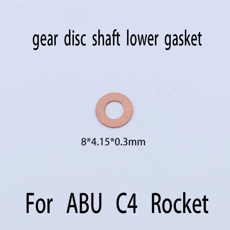 Gear Disc Shaft T Column Adjust Copper Gasket,Baitcasting Reel for ABU C4 Rocket Number 5189,Drum Wheel Refit Accessories