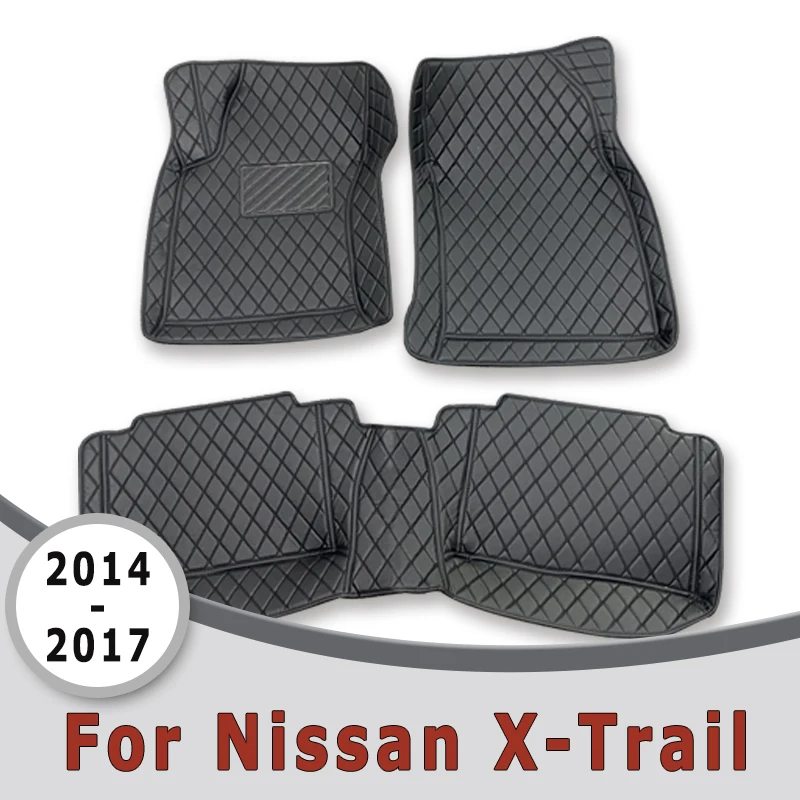 

Car Floor Mats For Nissan X-Trail xtrail Rogue T32 2017 2016 2015 2014 Carpets Auto Interior Accessories Products Waterproof Rug