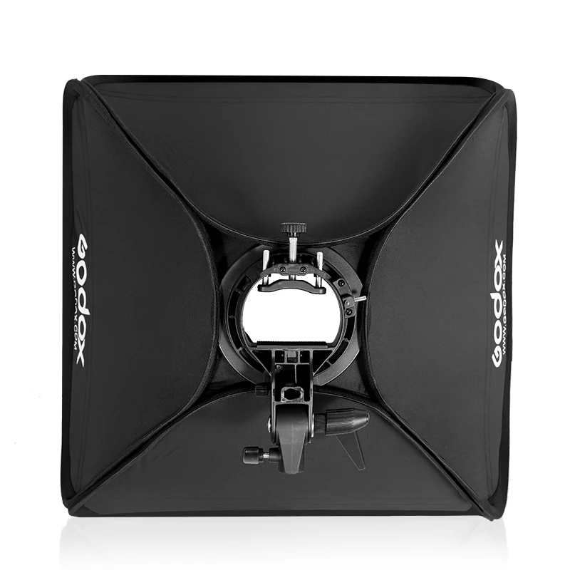 GODOX 40/50/60/80ซม.Softbox กับ S Type Stable Elinchrom / Bowens Mount แฟลชวงเล็บ Mount Foldable Softbox Kit