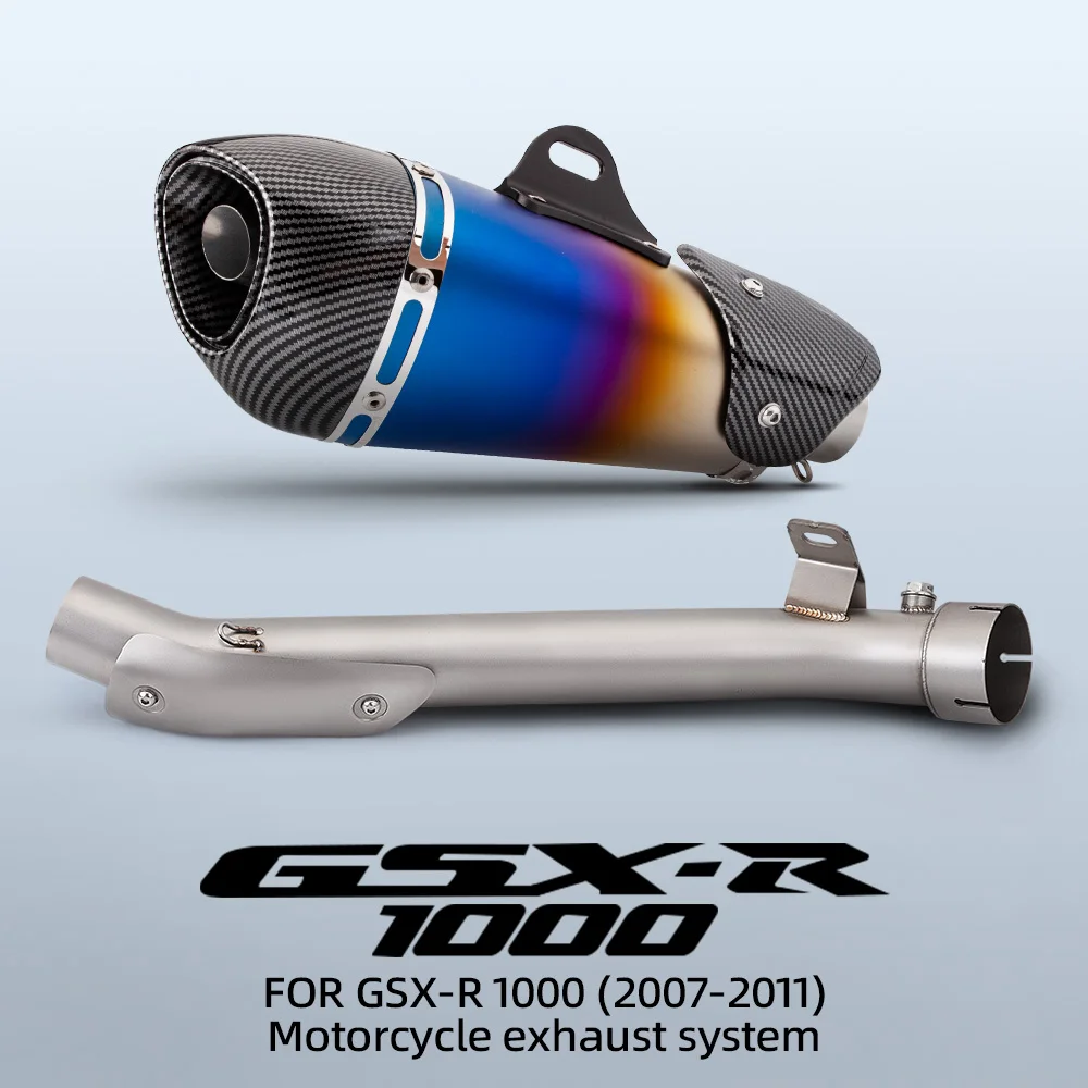 

Slip-On for GSXR1000 GSX-R1000 GSXR 1000 2007 - 2011 motorcycle exhaust mid-pipe