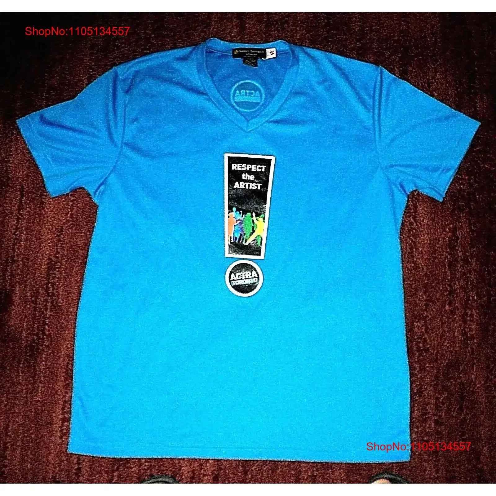 

ACTRA PERFORMER UNION Toronto Respect The Artist НОВАЯ синяя футболка большого размера, винтажная, мягкая, слегка, унисекс