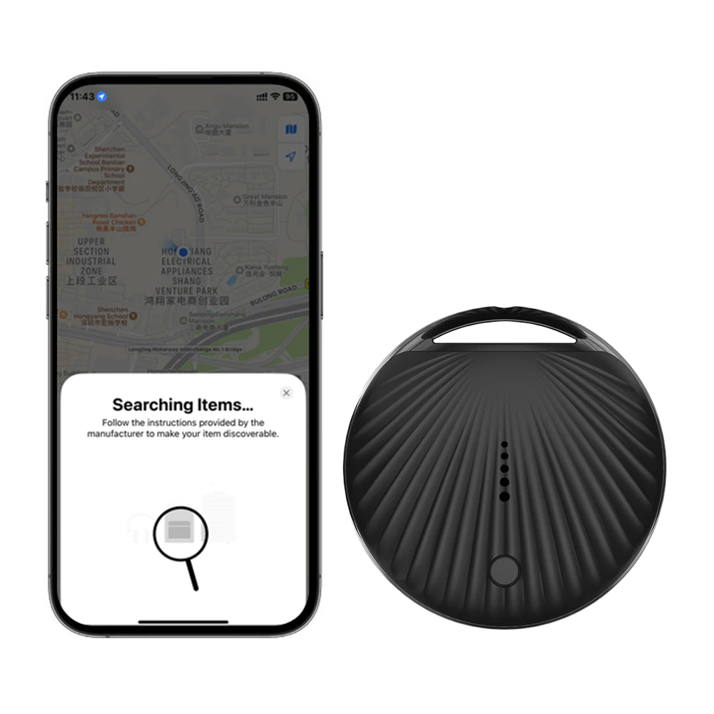 

Air Tracker BT Товары со звуком Работает с Apple Find My APP Поиск ключей и локатором предметов Трекер багажа для кошельков Ключи