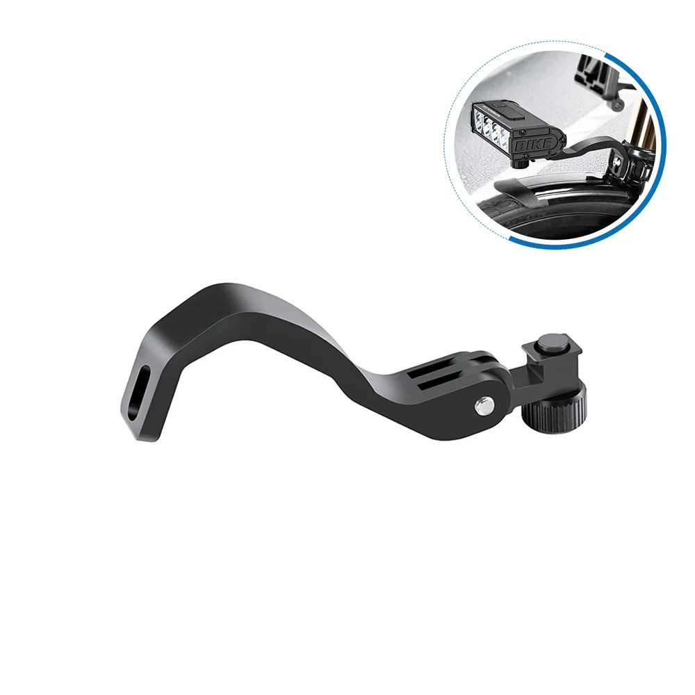 NEWBOLER Fahrradlicht-Halter Fahrradhalterung Fahrradlicht Vorderhalterung Fahrradzubehör Fahrradcomputer-Ständer – Detail 2