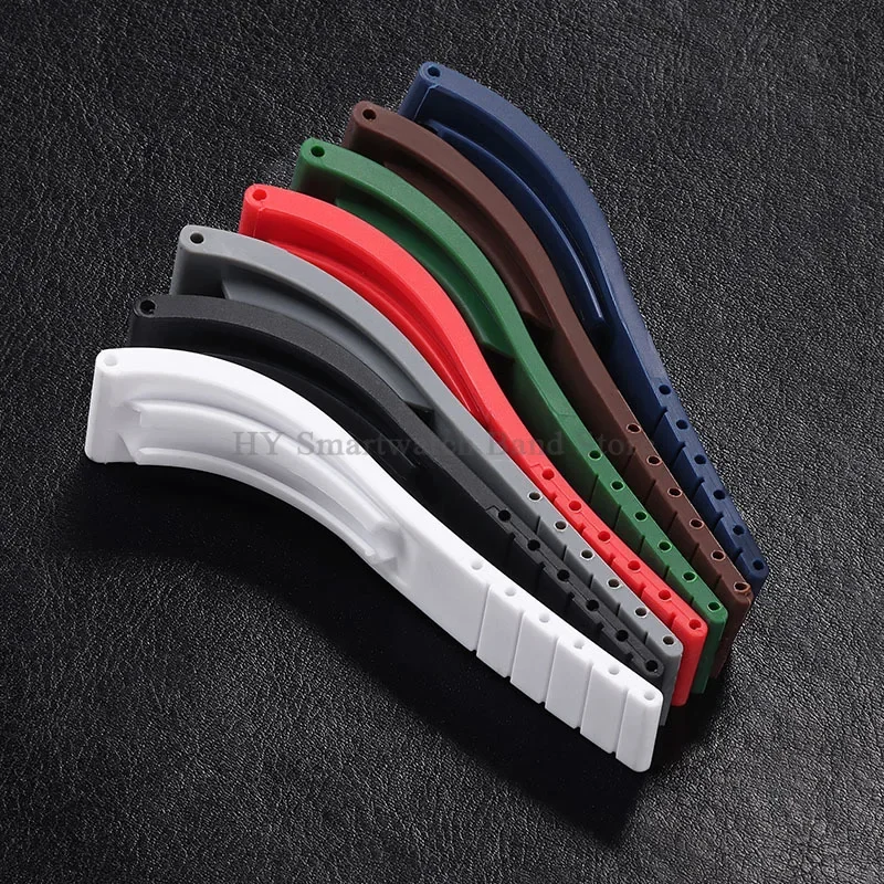 20 مللي متر بولي TPU المطاط حزام الساعات ل رولكس الغواصة ل دايتونا GMT ل Oysterflex الرجال سيليكون سوار مقاوم للماء حزام ساعة رياضية