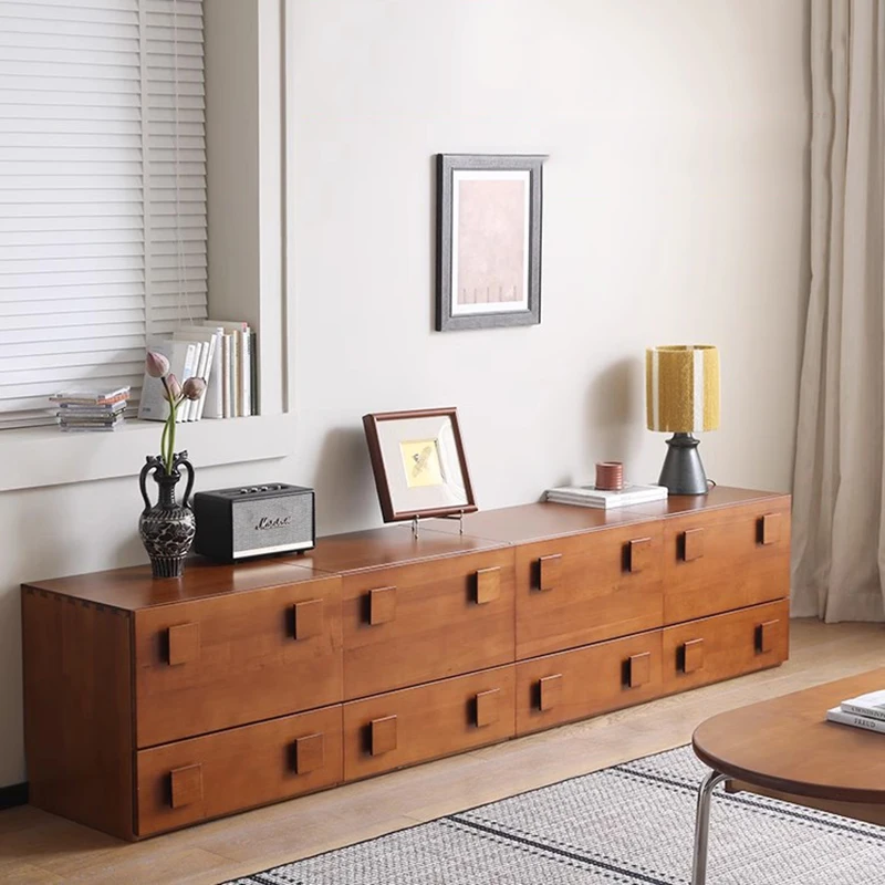 Wooden Decoration Tv Stands Aesthetic Aesthetic European Lounge Fashion Interior Shelf Tv Table Floor Muebles Home Furniture