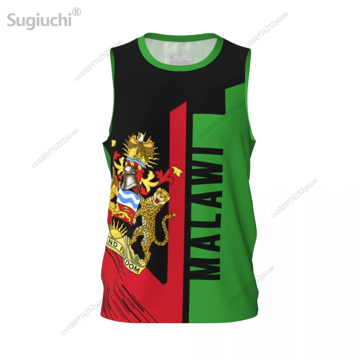 Custom Name Number Malawi 3D Flag Sports T-shirts Men Clothing Breathable For Basketball Running Fitness T shirt
