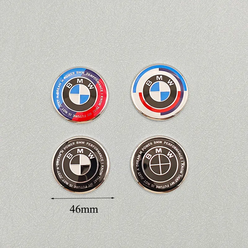 45 مللي متر غطاء عجلة توجيه سيارة شعار لسيارات BMW E30 E34 E36 E39 E46 E60 E90 F30 F10 G20 G30 X1 X2 X3 X4 X5 X6 X7 اكسسوارات