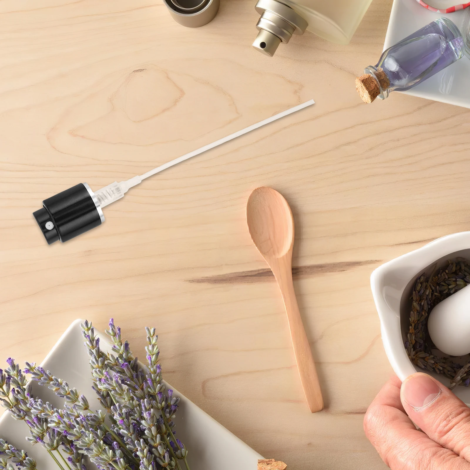 

10Pcs Perfume Bottle Nozzle Replacement Elegant Aluminum Pump for DIY Fragrance Tops Spray Cap Spray Nozzle for Bottles