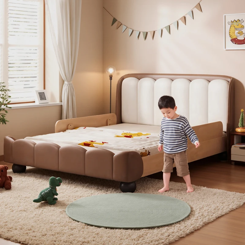 

For Full Luxury Kids Bed Headboard Frame Design King Size Twin Children Beds House Space Cama Matrimonial Bedroom Furniture