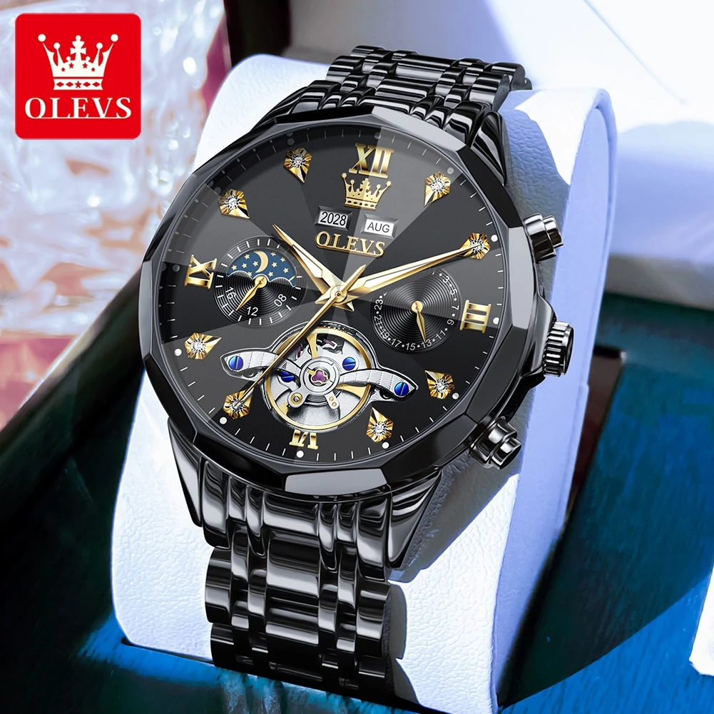 Men's Automatic Mechanical Watch, Stylish Design