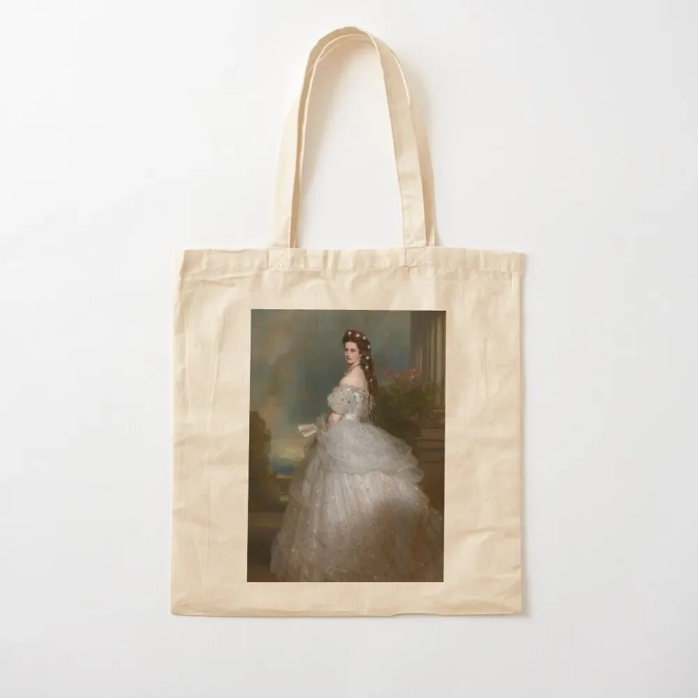 

Empress Sisi Elisabeth of Austria (1865) - Franz Xaver Winterhalter Tote Bag shopping bags foldable Women's bag Tote Bag