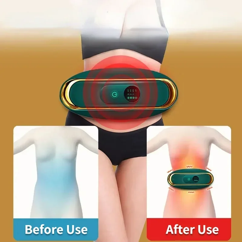 Аппарат для похудения, массажный пояс для живота, антицеллюлитный массажер, женский электрический прибор для сжигания жира в животе, массажер для