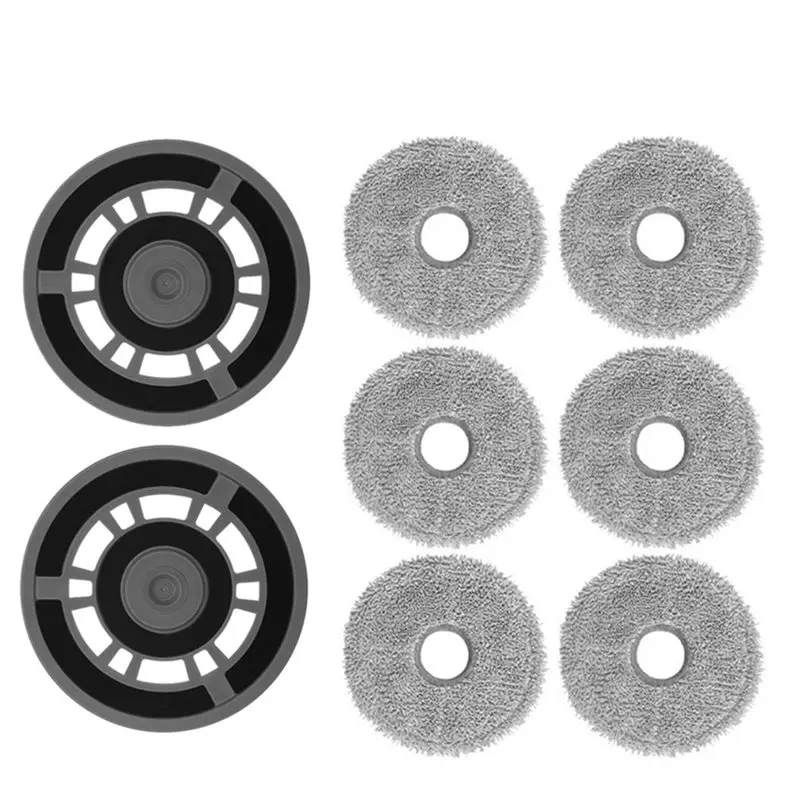 A67M-For Dreame X10 Ultra / X20 Pro / X20 Plus Mop Holder With Pad Replacement Robot Vacuum