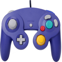 Portable Classic Wired Gaming Joypad Controller with Vibration Function Compatible with Wii NGC Gamecube Game Cube